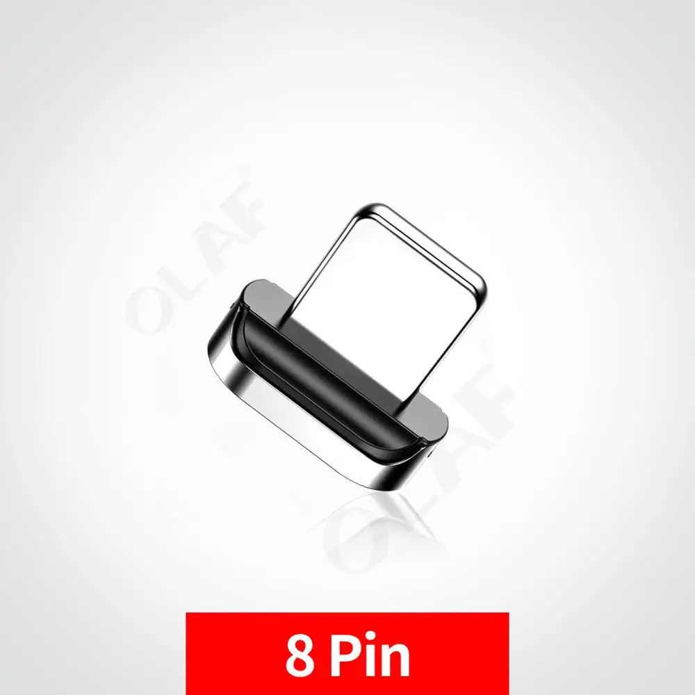 Магнитный зарядный кабель Олаф для быстрой зарядки Micro usb type-C, кабель для iPhone, samsung, Xiaomi, huawei, Магнитный провод usb для мобильного телефона - Цвет: IOS Plug