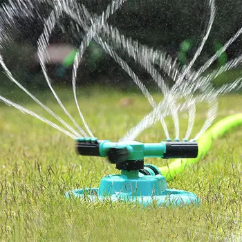 

Garden Lawn Sprinkler 360 Degress Bridge Crescent Base Sprinkler Rotating Sprinkler Connected To 4 In Charge