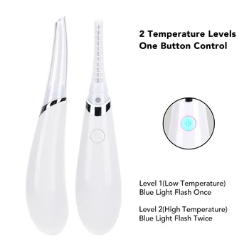 

1pc Portable Electric Eyelash Curler Pen Heated Eyelash Curler Eye Lashes Curling Clip Eyelash Cosmetic Makeup Tools Accessories