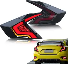 

LED Tail Lights For Honda Civic 2016-2019 Sedan Rear Lamps Start-Up Animation