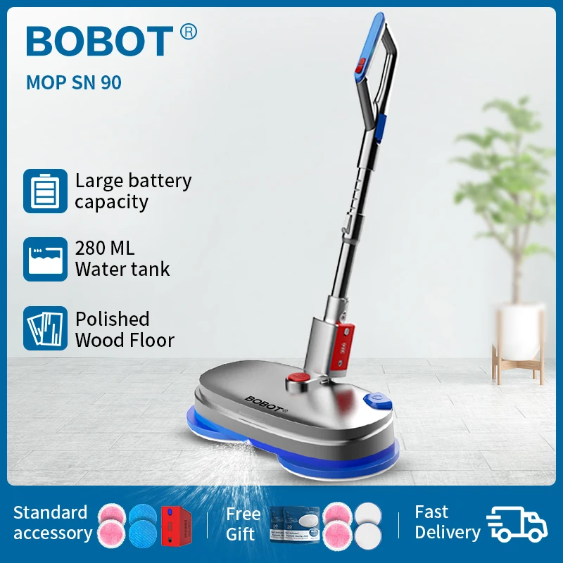 Электрическая Швабра BOBOT SN 90 Bobot Беспроводная электрическая швабра с