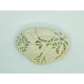 

Оригинальная винтажная Брошь "Березовые Бруньки" из бивня мамонта.