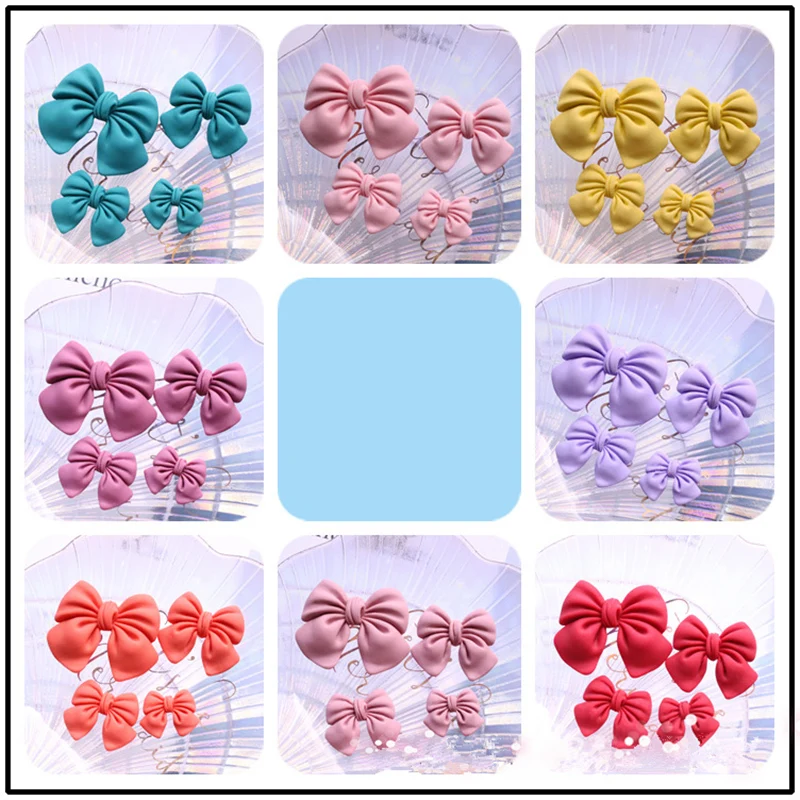 20Pcs New Resin Bowknot Crafts Accessories DIY Earrings Necklaces Decorative Material Patch Woman Handmade Craft Supplies Resin