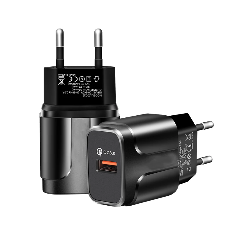 18 Вт Быстрая зарядка 3 0 USB зарядное устройство QC3.0 QC EU вилка адаптер настенный