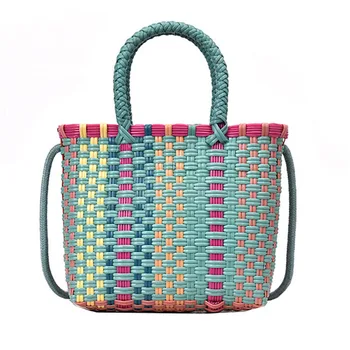 

Summer Women's Handbag New Fashion Straw Weave Beach Bags Bohemia Large capacity Casual Shoulder Bags For Vacation