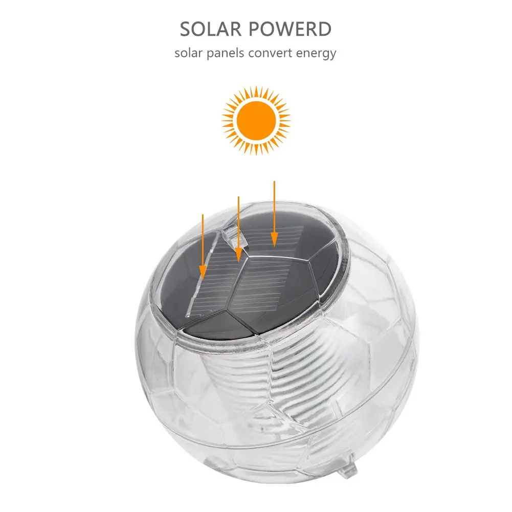 Solar Floating Light Color Changing LED Globe Water Drift  Night Light Garden Lansdscape Decorations Light for Swimming Pool