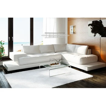 

living room Sofa set диван мебель кровать muebles de sala L shape massage real genuine leather sofa cama puff asiento sala futon