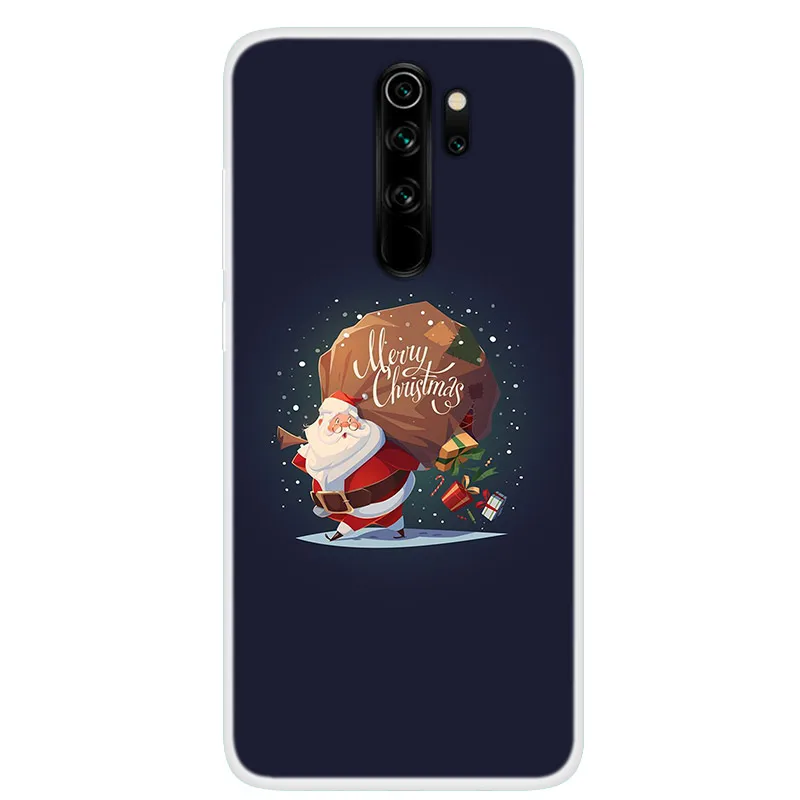 For Xiaomi Redmi Note 8 Pro Case Christmas NEW Year Gift Soft TPU Cover For Xiomi Redmi Note 8T Phone Cases Coque Note8 8Pro xiaomi leather case charging Cases For Xiaomi