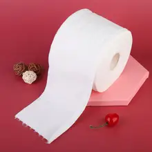 Одноразовая портативная туалетная бумага для удаления лака для ногтей, ватный рулон, бумага для очистки лица, бумажное полотенце