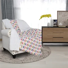 Одеяло с бабочками, 150x120 см, плотный бархат, овчина, комбинированное, двойное одеяло для отдыха, dieren vloerkleed 30N26