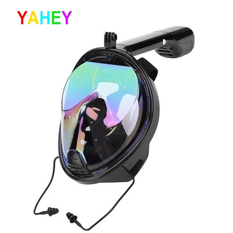 YaHey маска для подводного плавания, плавательная маска, защитить ваши уши водолазное снаряжение, Подводное плавание с аквалангом для GoPro - Цвет: swim mask