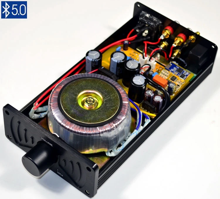 KYYSLB 220V 110V 2*40W 4,2 5,0 Bluetooth усилитель LM3886 HIFI мини HIFI Домашний Настольный аудио усилитель уровня жар двухканальный