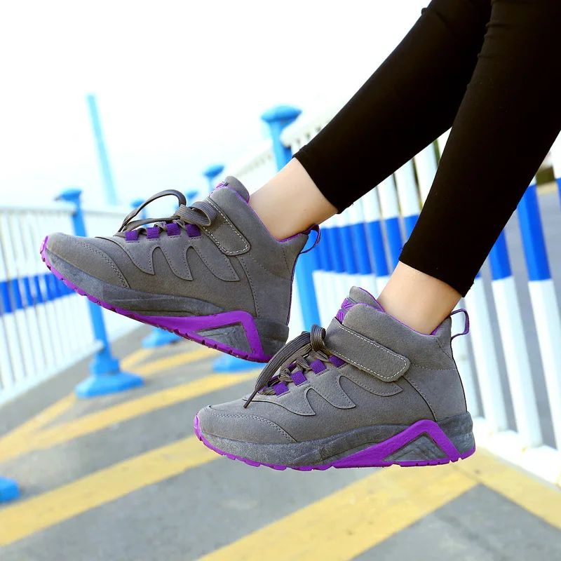 

Autumn And Winter Parent And Child-Korean-style Trend Retro Fashion Simple Casual Versatile WOMEN'S Shoes Hight-top Outdoor Spor
