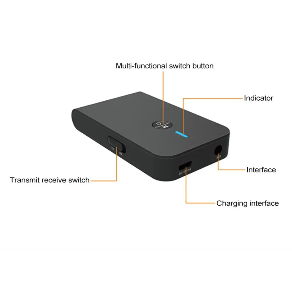 2 в 1 Bluetooth 5,0 USB приемопередатчик получает аудио адаптер Bluetooth приемник с функцией громкой связи