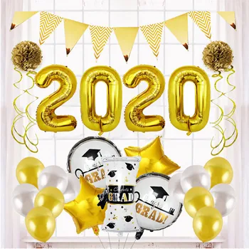 

2020 Graduation Party Decorations-32 Inch Large 2020 Balloons Party Celebration Festival Balon Decoration Balloons#g30