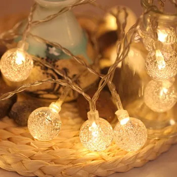 Mini Crack Crystal Globle Fantastische String Verlichting Voor Slaapkamer Fairy Batterij Lamp Indoor Voor Kerst Wedding Party Decors Mini Crack Crystal Globle Fantastische String Verlichting Voor Slaapkamer Fairy Batterij Lamp Indoor Voor Kerst Wedding Party Decors