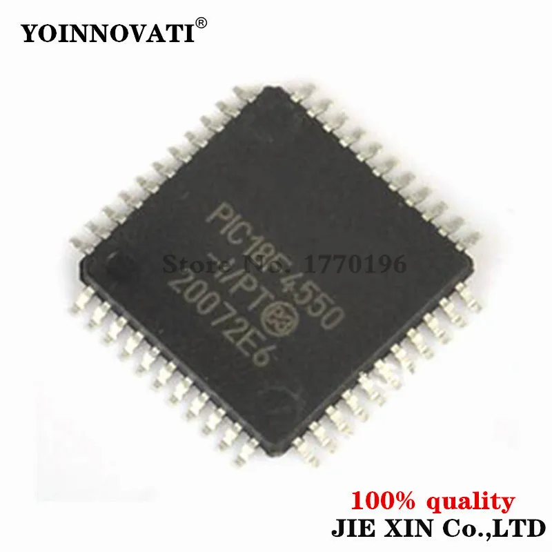 5 шт./лот PIC18F4550-I/PT PIC18F4550 18F4550 MCU 8BIT 32KB FLASH TQFP44 IC. | Электронные компоненты и