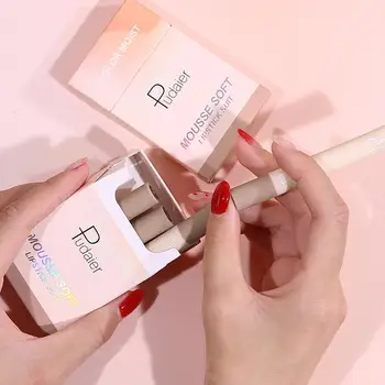 

PUDAIER Smoke Tube Cigarette Lipstick Matte Batom Matte Lipstick Not Makeup Soft Maquiagem Small Dry Moisturize Set T8V1