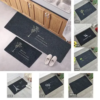 

Bathroom Mat Set Kitchen Rug European Style Floor Mat Kitchen Non-slip Carpet Best Concise B