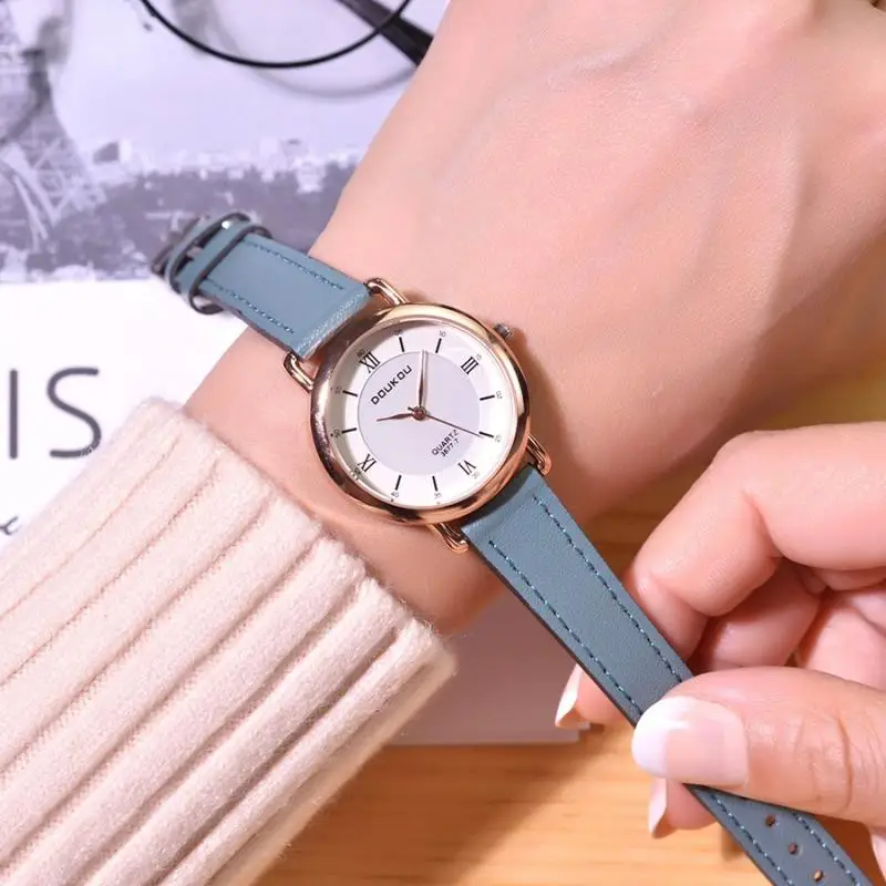 

Women's New Arrival Casual Quartz Leather Band Watch Analog Ladies Wrist Watch Reloj Mujer Minimalism Freeshipping Hot Sales