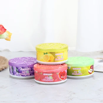 

1pc Air Decoration Fruity Perfume Solid Indoor Deodorizing Scent Fragrance Car Accessories Freshener In home