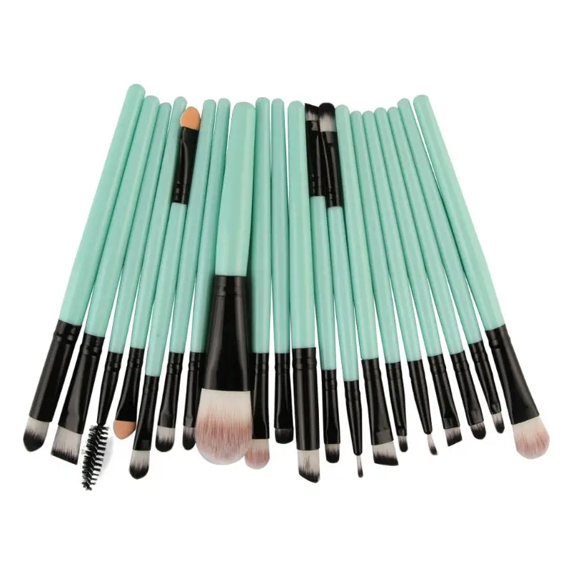 20pcs/set Makeup Brush Set Beauty Tools Cosmetic Foundation Blusher Eye Shadow Lip Brushes Tool