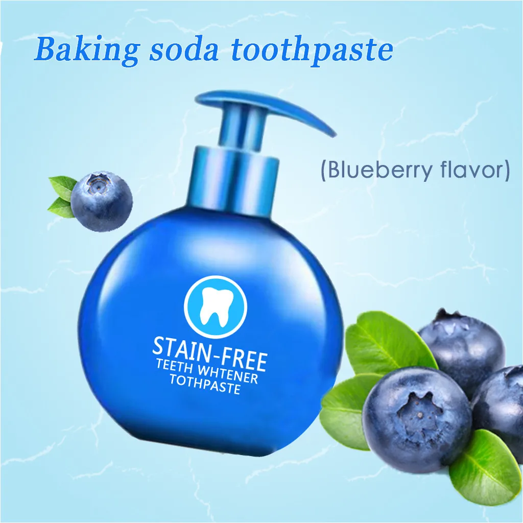 

Stain-Free Teeth Whitener Toothpaste Baking Soda Stain Removal Whitening Bleeding Gums Toothpaste Household Merchandises