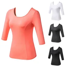 Женская рубашка быстросохнущая впитывающая влагу дышащий с длинным рукавом свободный Йога Бег тренировки тонкий спортивный топ