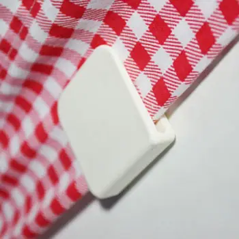 

DishyKooker 2 PCS Adhesive Fixation Shower Curtain Clamps U Shape Fixed Clip Household Bathroom