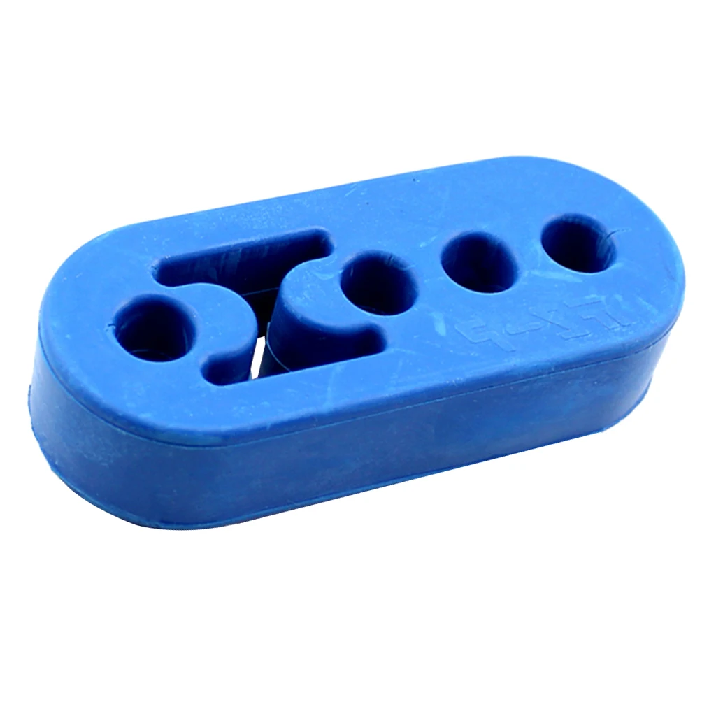 Universal 4 Hole Car Rubber Exhaust Tail Pipe Mount Bracket Hanger Shock Absorbent