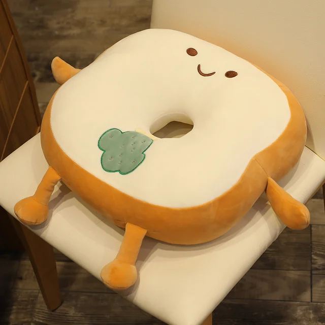Kawaii Donut Bread Soft Seat Cushion