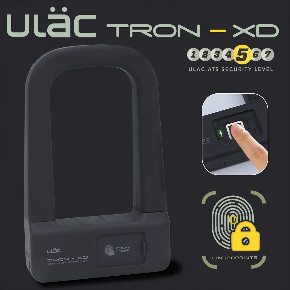 Sidik Jari Kunci U lock Anti maling Set 