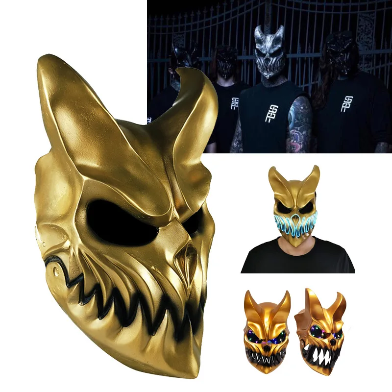 

Halloween Slaughter To Prevail Mask Deathmetal Kid Of Darkness Demolisher Shikolai Demon Masks Brutal Deathcore Cosplay Prop