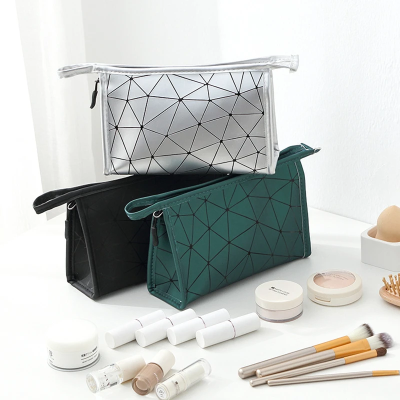 Модная сумка для макияжа с бриллиантами, простой Органайзер из ...