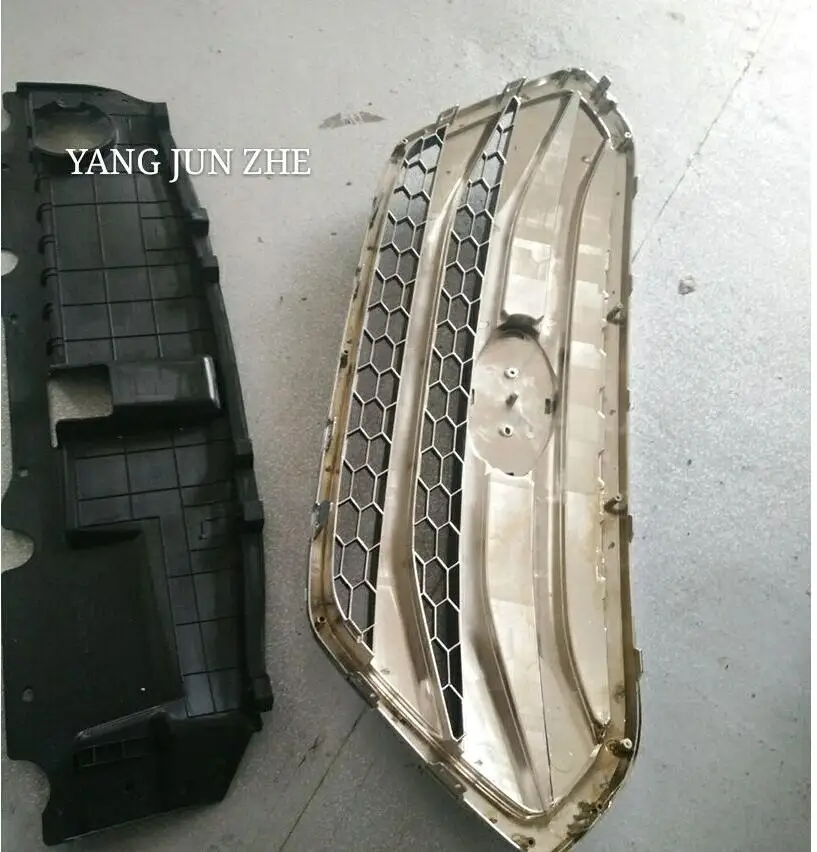 2009-2015 For Hyundai ix35 ABS chrome front grille Refit around trim trim grills Racing car grill frame cover