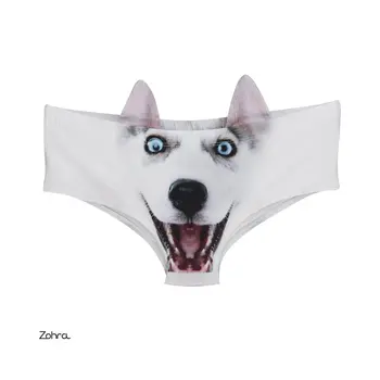 

Cute Animal Printed Low Waist Women Panties Sexy Cotton Underwear Girls Intimate Plus Size Briefs Lady Breathable Underpant 2019