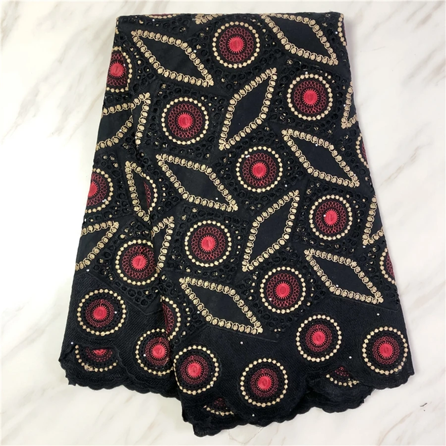 

New Fashion African Lace Fabric Embroidery French Sequins Lace Fabric For Party Laces