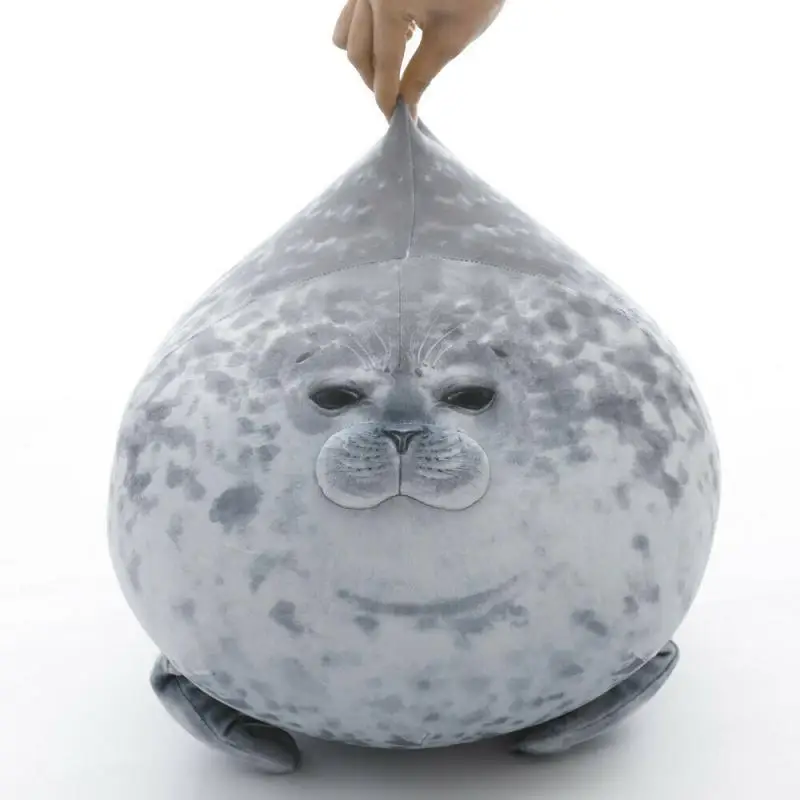 Chubby Blob Seal Plush Animal Toys Pillow Pet Stuffed Doll  Gifts Kids Friend 