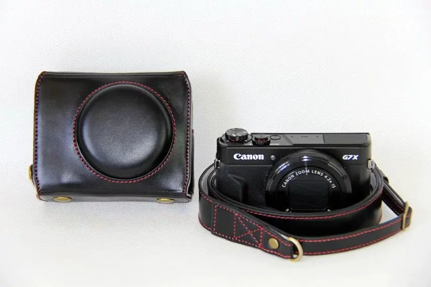 Canon powershot G7X-2 g7x ii g7x iii g7x mark3用puレザーカメラ