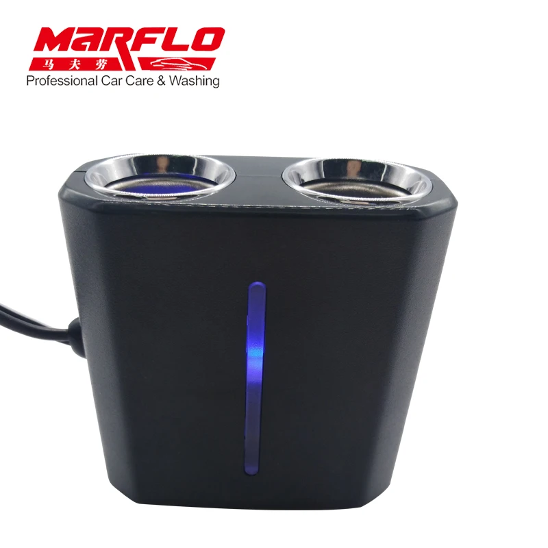 MARFLO 4 способа розетка для автомобильного прикуривателя 12V 24V преобразователь автомобильной розетки постоянного тока Разъем дизайном безопасности, защита от перегрузки простой Стиль