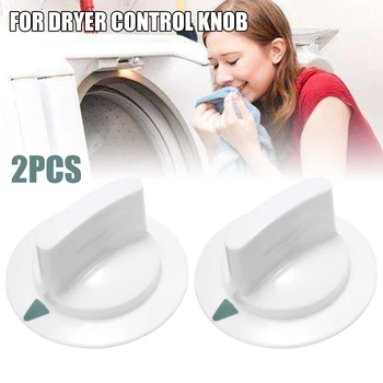 

2Pcs Universal Dryer Timer Control Knob Replacement Control Knob Switchs For Household Dryer Washing Machine Tool Accessories