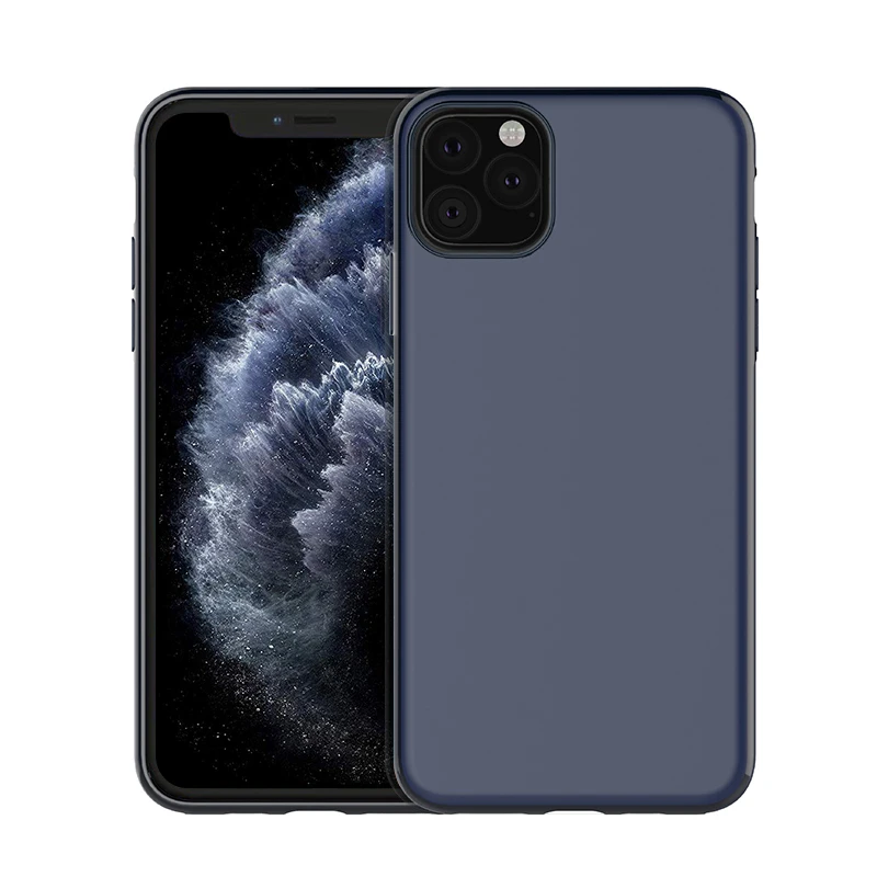 Blue Магнитный чехол для iPhone 11 Pro Max, мягкий силиконовый чехол на магните для iPhone XR X Xs max 11pro, автомобильный держатель для телефона, чехол - Цвет: Blue