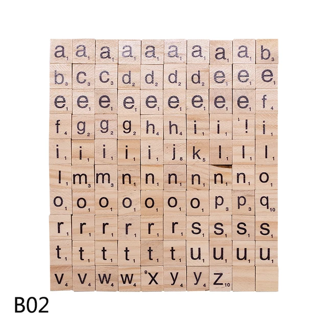 Scrabble Word Game Alphabet Letter each letter is 5x5 **Stencil** Set ...