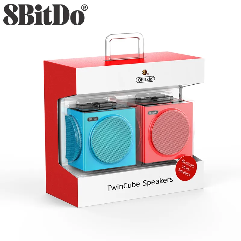 

8Bitdo Stereo Gemini Twin Cube - Mini Waterproof Wireless Bluetooth Speaker for Gaming