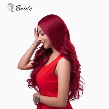 

BRIDE Synthetic Wig Loose Wave Wigs for Women Natural Red Cosplay Wig Natural Heat Resistant for Party or Daily Include Cap