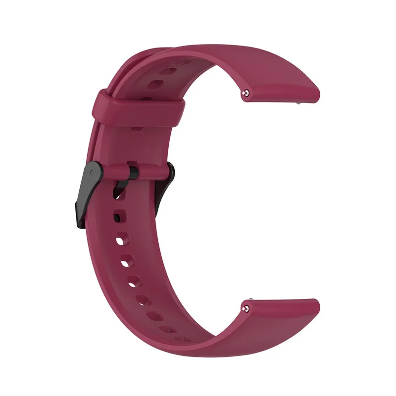 20mm 22mm Silicone watch strap For Samsung Gear S3/Active2/Huawei GT2 /Amazfit bip/Fossil Q/POLAR ignite Vantage M2 wristband