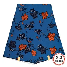 Африканская восковая ткань с принтом Анкара для шитья Анкара африканская ткань 12 ярдов Нигерия хлопок Гана ткань для платья 91012