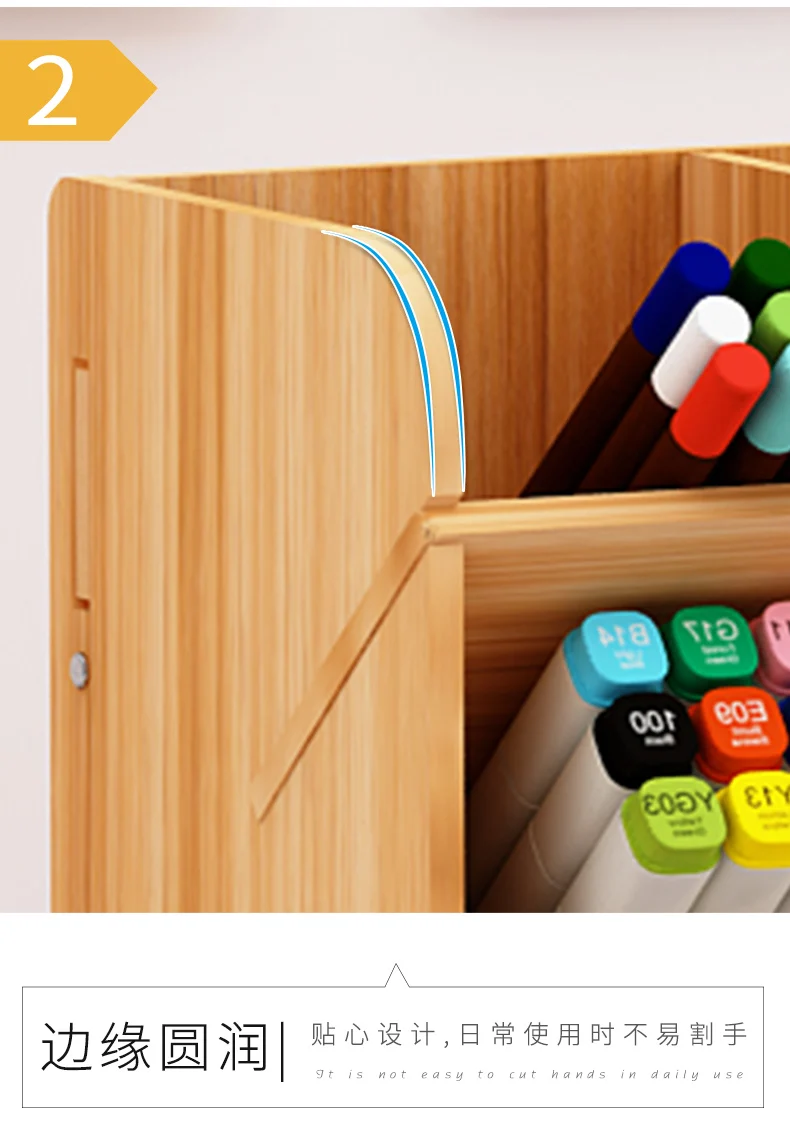 Pen creative cute learning blogger multifunctional storage box office desktop personality ornaments pen holder organizer