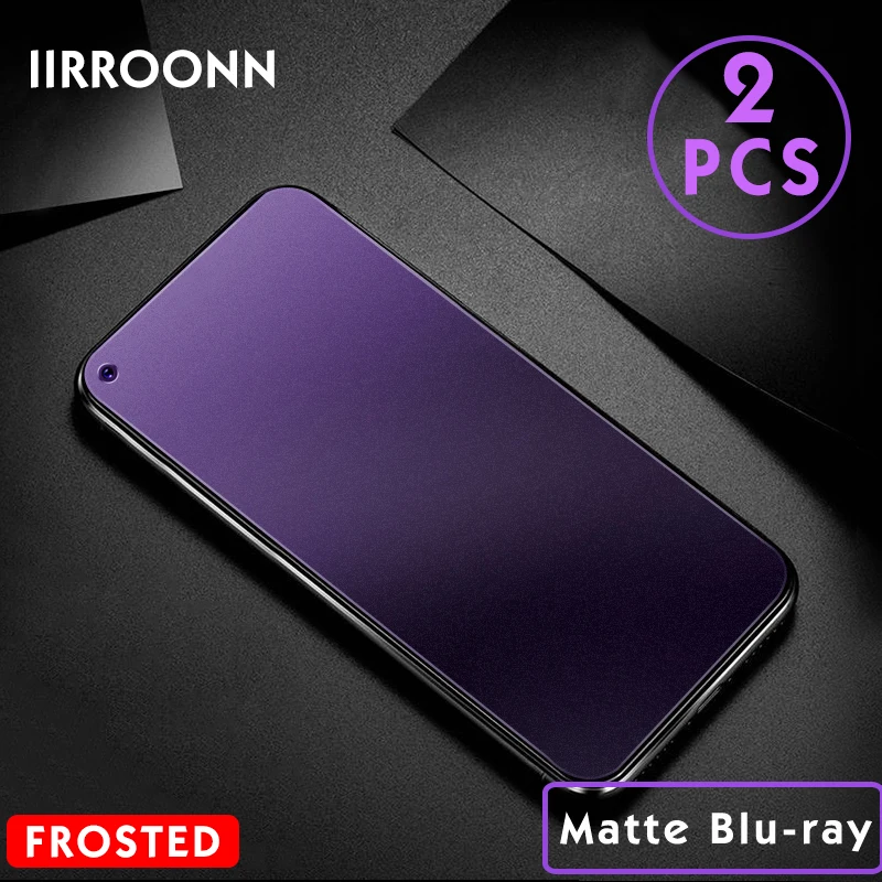 2 шт./лот матовое закаленное стекло для huawei honor 20 pro 20s V20 Защита экрана для honor v20 20pro 20 анти-синий светильник(4 стиля - Цвет: Matte BL