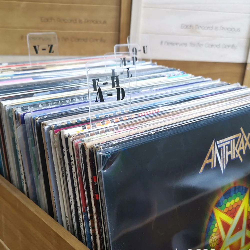 6 шт./компл. ярлыком акриловый музыкальный проигрыватель CD индекс Классификация